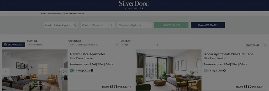 SilverDoor Introduces Corporate Housing Sector's Latest Carbon Calculator - ISS Relocations